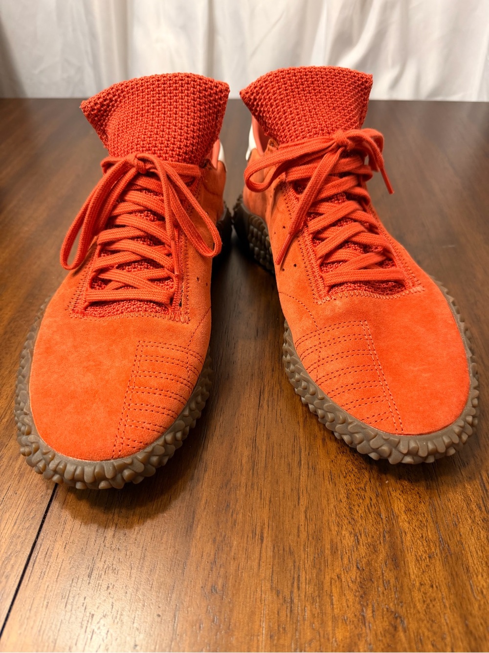 Adidas Kamanda 01 DB2776 Raw Amber Orange Suede Men’s Sneakers Size 9.5